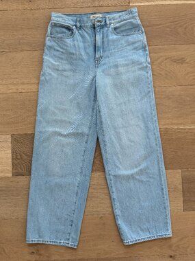 MADEWELL THE PERFECT VINTAGE WIDE-LEG CROP JEAN